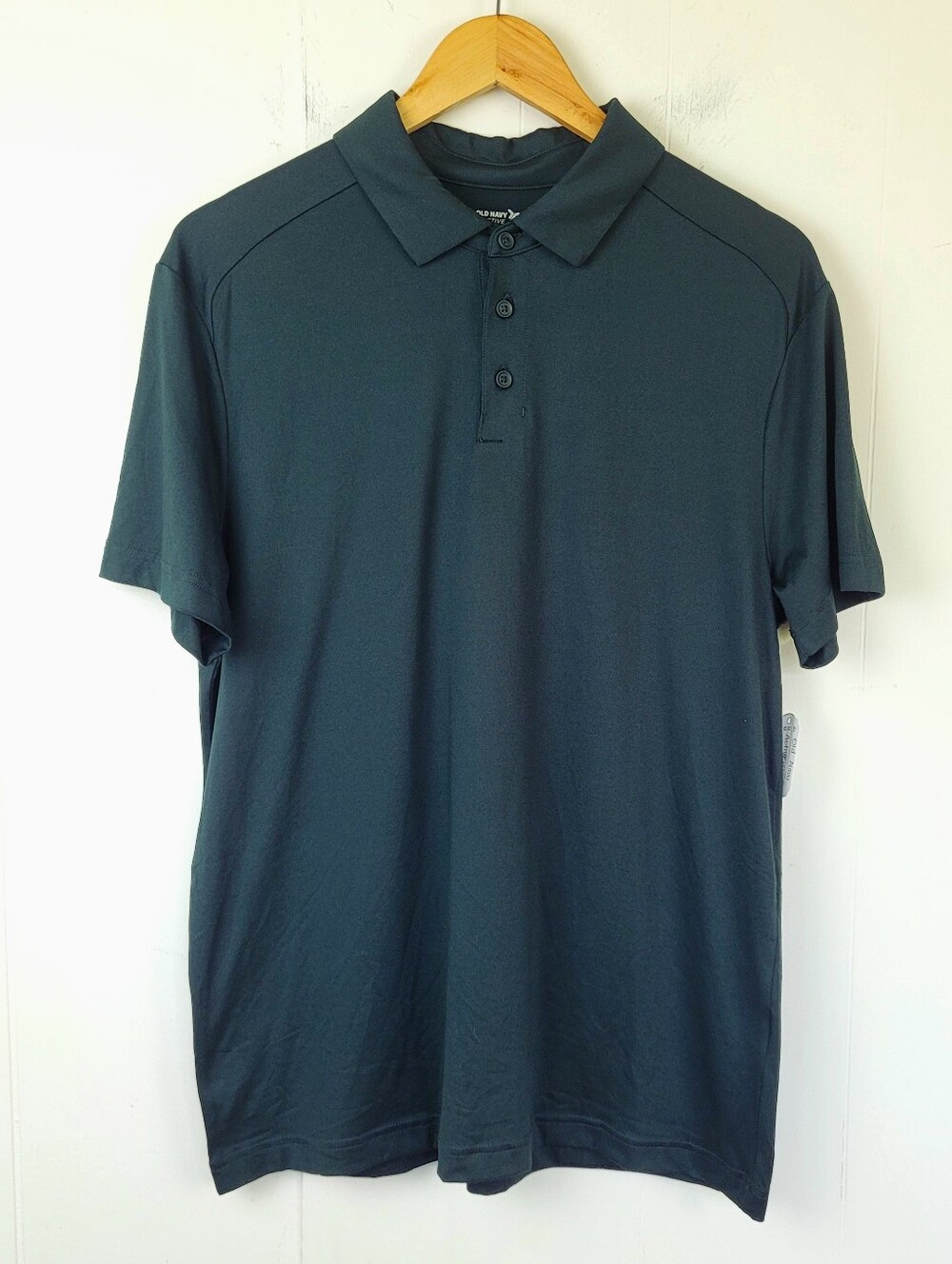 Old Navy Active Mens Medium Hunter Green Performance Polo
